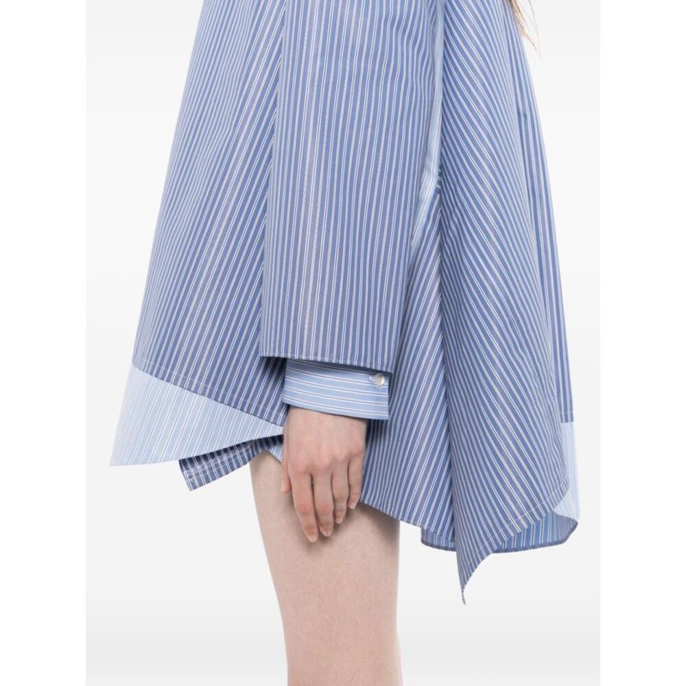 Sacai Women Striped Cotton Shirt - Picture 2 of 5